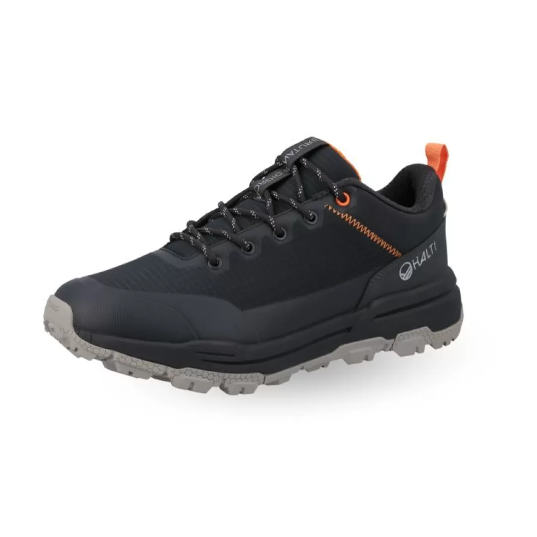 Best Halti Hiker Askel Low Ulkoilukenkä Miesten A2844 Black Sand grey / Orange