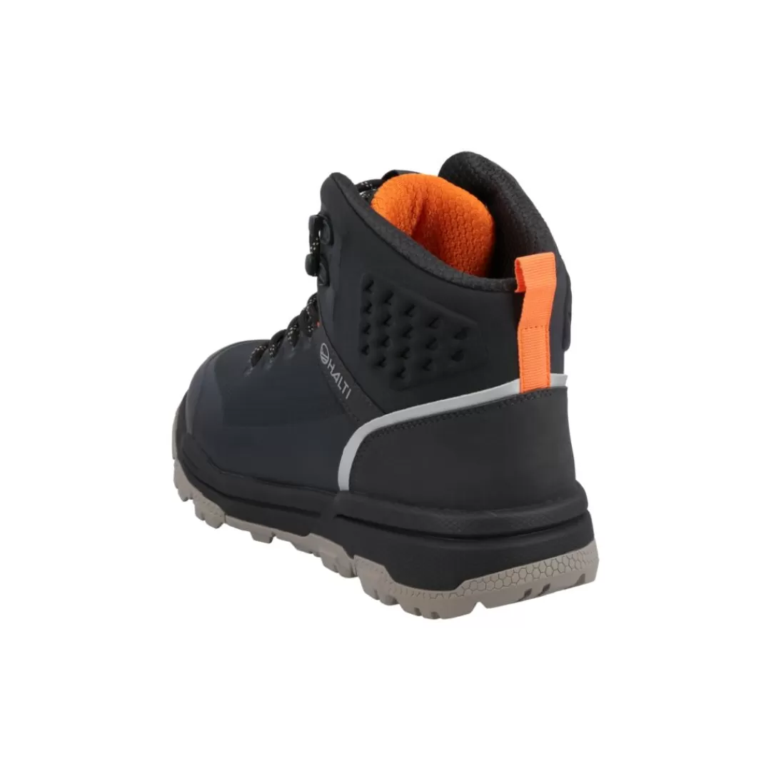 Store Halti Hiker Askel Mid Ulkoilukenkä Miesten A2844 Black Sand grey / Orange