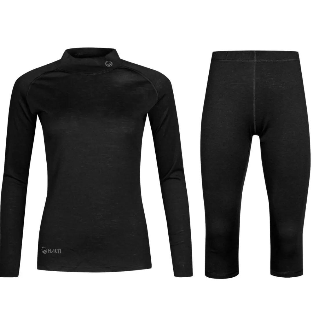 Online Halti Neva Merino 3/4 Kerrasto Naisten P99 Black